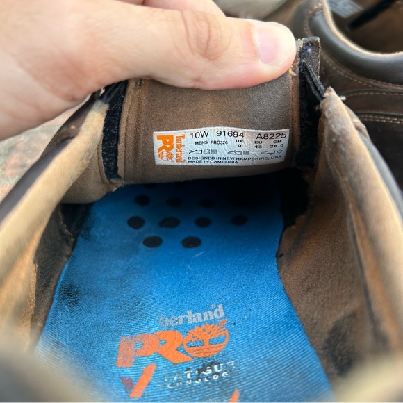 Timberland Steel Toe Work Shoes PRO Branston ESD Men's Size 10 W 91694 - Picture 8 of 8